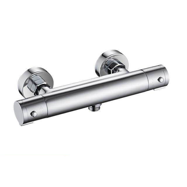 Thermostatic Shower Faucets Mixer Tap Hot And Cold Bathtub Faucet Bathroom Mixer Wall Mounted Mixer Brass Control Rain - WELQUEEN