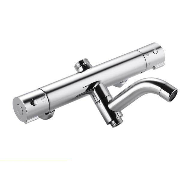 Thermostatic Shower Faucets Mixer Tap Hot And Cold Bathtub Faucet Bathroom Mixer Wall Mounted Mixer Brass Control Rain - WELQUEEN