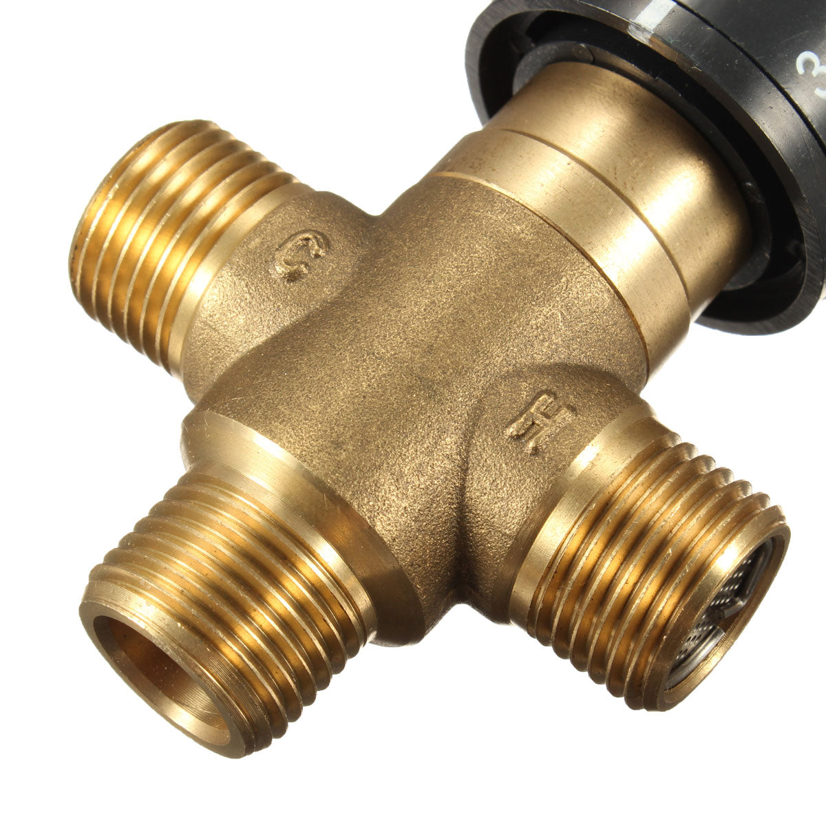 NEW 1PC Brass Pipe Thermostat Faucet Thermostatic Mixing Valve Bathroom Water Temperature Control Faucet Cartridges - WELQUEEN