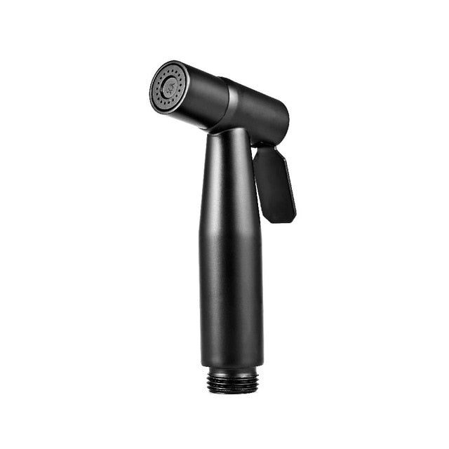 Handheld Toilet Bidet Faucet Sprayer Stainless Steel Bathroom Hand Bidet Spraye Set Toilet Self Cleaning Shower Head No Punch - WELQUEEN