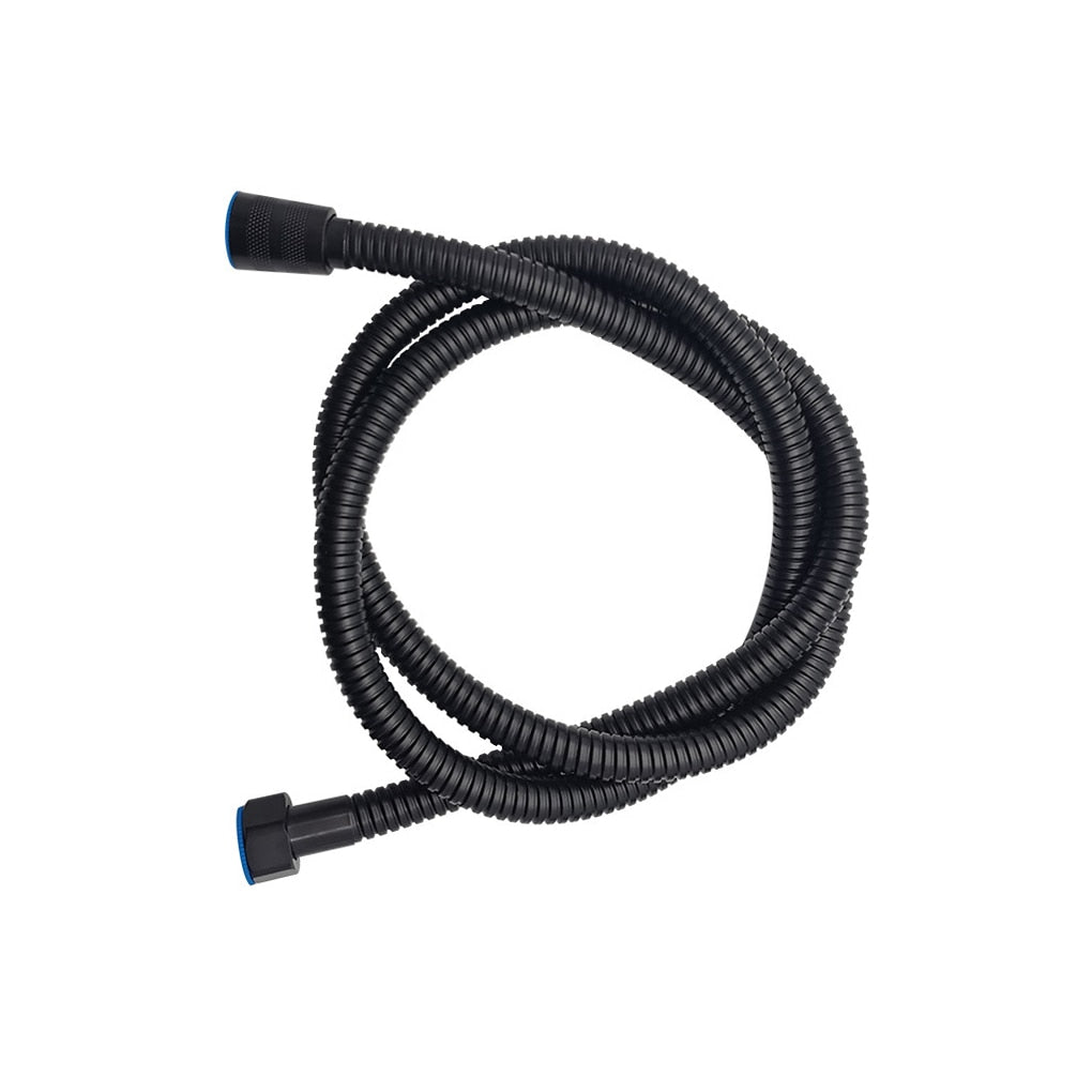 1.4M Black Stainless Shower Head Hose Bathroom Shower Hose Handheld Shower Water Pipe Fittings Replacement Soft Water Pipe G1/2 - WELQUEEN