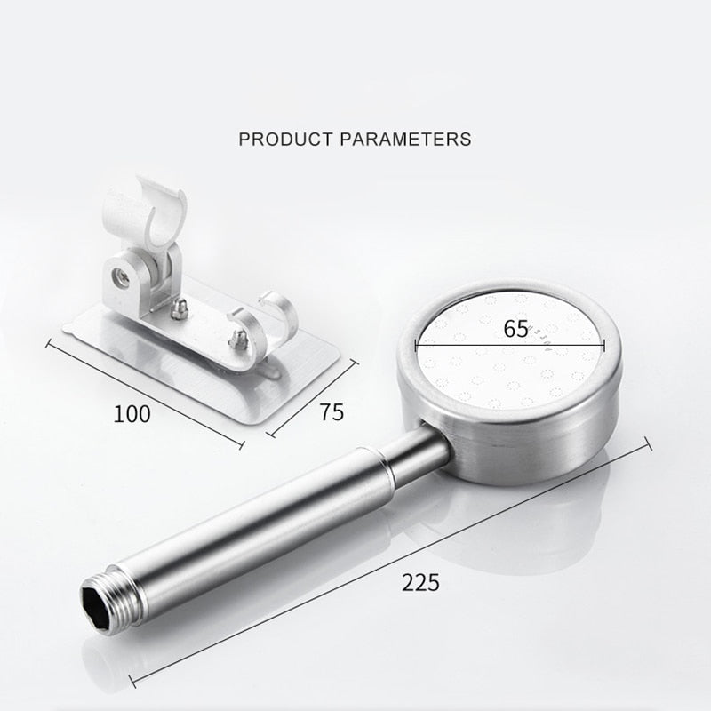 304 Stainless Steel Shower Head Pressurized Bath Shower Shower Single Head Shower Pressurized Bath Shower Head - WELQUEEN