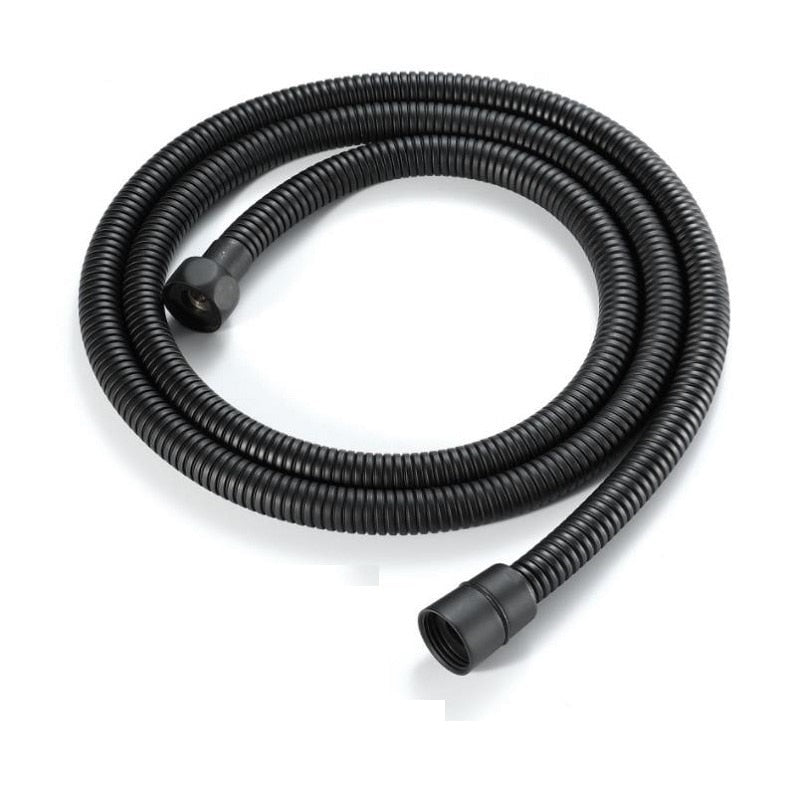 Matt Black 1.5m 2m Shower Hose Soft Shower Pipe Common Flexible Bathroom Water Pipe Stainless steel - WELQUEEN