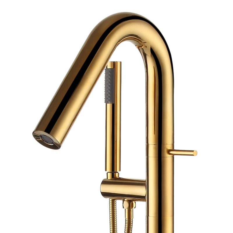 Bathtub Faucet Set Freestanding Bathtub Faucet Bathtub Taps Black Tub Faucet Bathtub Mixer Bathtube Faucet Bath Faucet Gold - WELQUEEN HOME DECOR