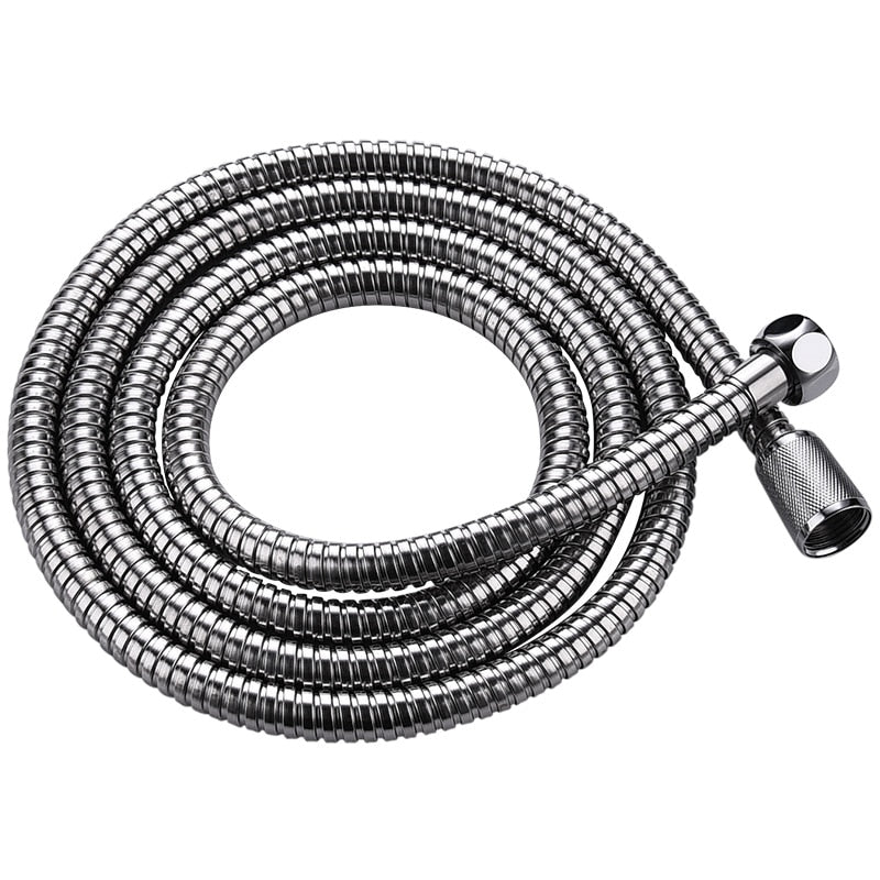 1.5m/2m/3m Stainless Steel Shower Hose High Quality Encryption Explosion-proof Hose Spring Tube Pull Tube Bathroom Accessories - WELQUEEN