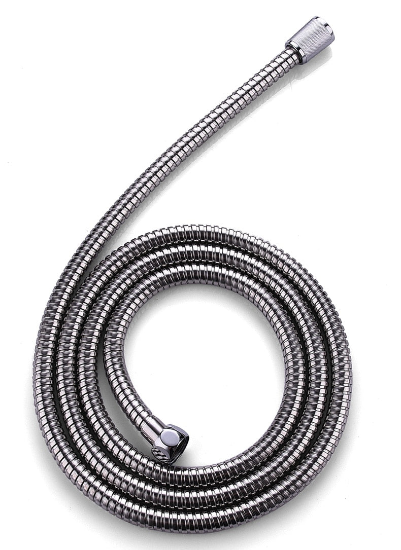 1.5m/2m/3m Stainless Steel Shower Hose High Quality Encryption Explosion-proof Hose Spring Tube Pull Tube Bathroom Accessories - WELQUEEN