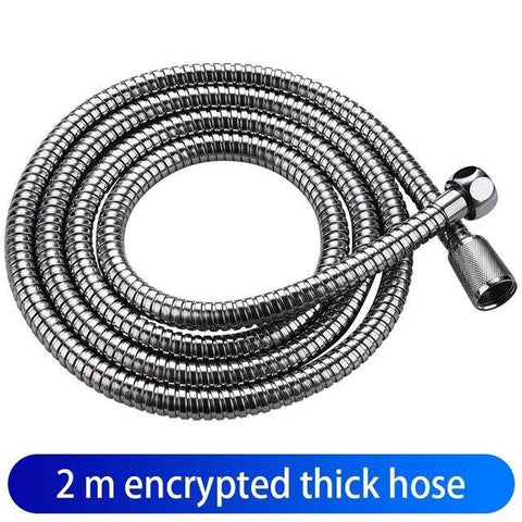 1.5m/2m/3m Stainless Steel Shower Hose High Quality Encryption Explosion-proof Hose Spring Tube Pull Tube Bathroom Accessories - WELQUEEN