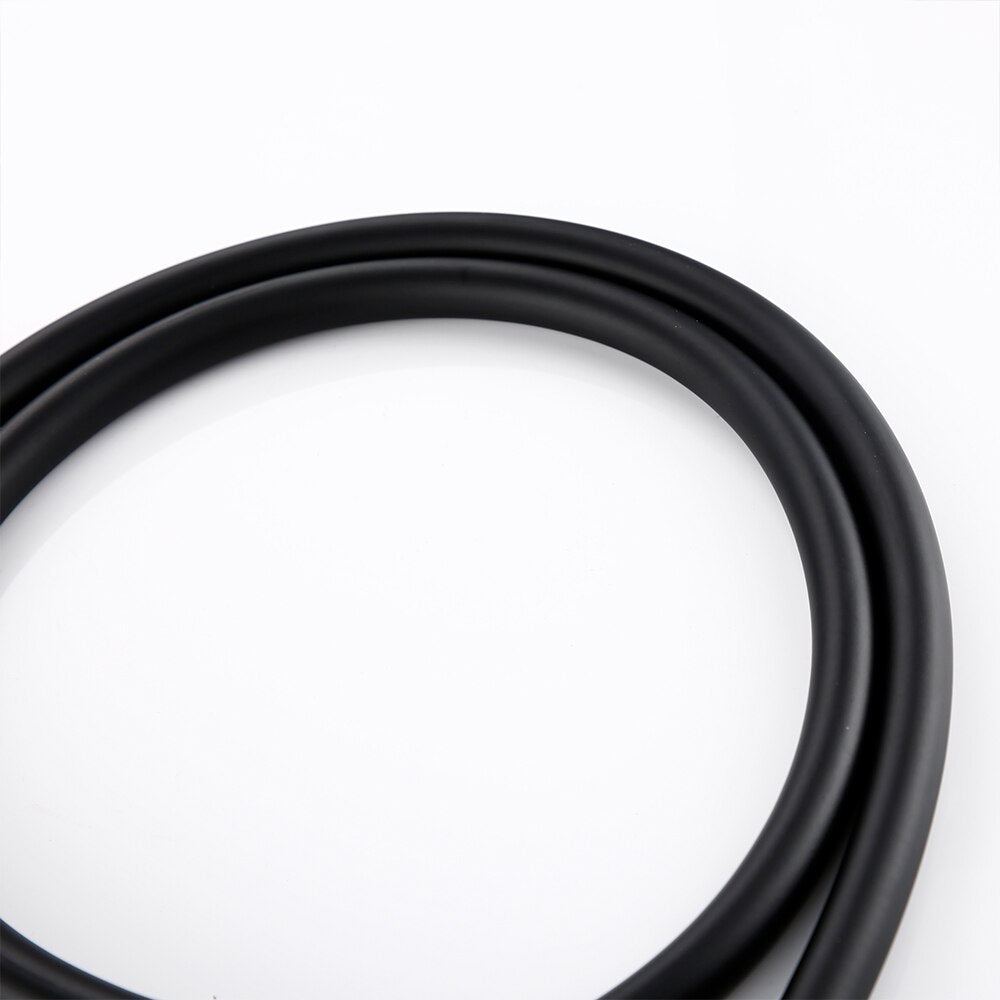1.5m Shower Hose Flexible Matte Black PVC Shower Explosion-proof Home Bathroom Pipe Fittings Hose - WELQUEEN