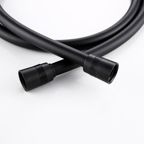 1.5m Shower Hose Flexible Matte Black PVC Shower Explosion-proof Home Bathroom Pipe Fittings Hose - WELQUEEN