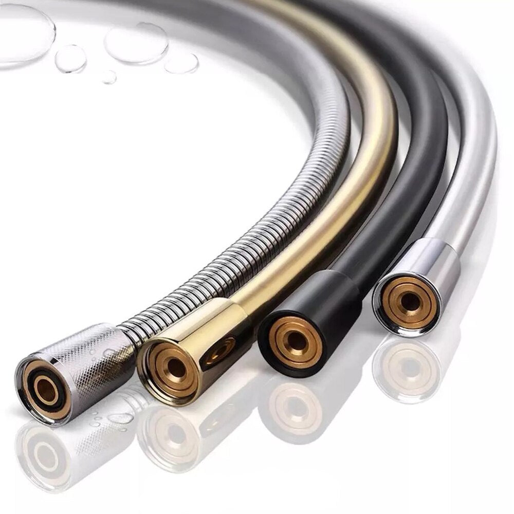 New Bathroom Shower Hose High Pressure PVC Handheld Shower Plumbing Flexible Hose GI/2 Universal Interface Anti Winding Fixture - WELQUEEN