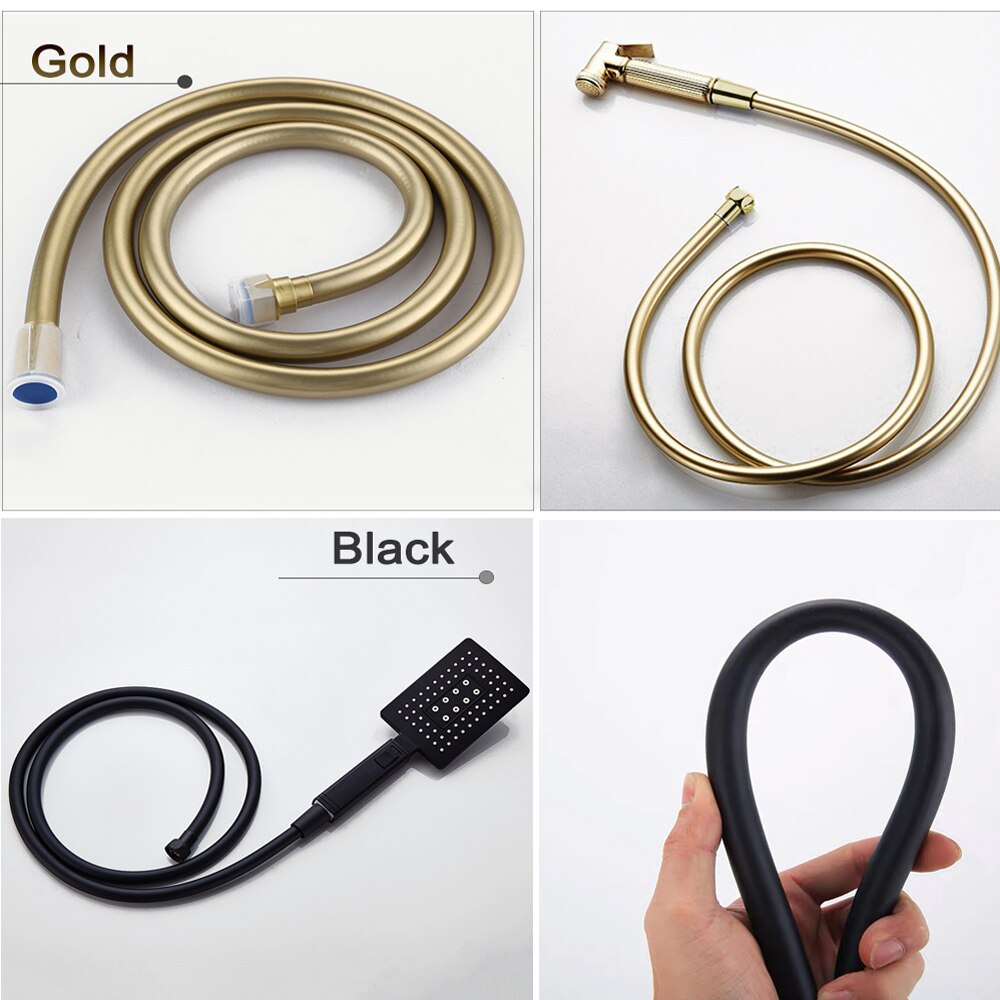 New Bathroom Shower Hose High Pressure PVC Handheld Shower Plumbing Flexible Hose GI/2 Universal Interface Anti Winding Fixture - WELQUEEN