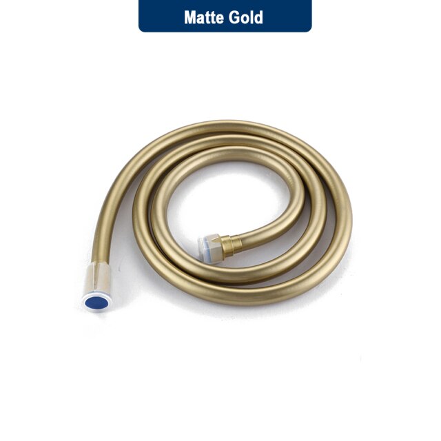 New Bathroom Shower Hose High Pressure PVC Handheld Shower Plumbing Flexible Hose GI/2 Universal Interface Anti Winding Fixture - WELQUEEN