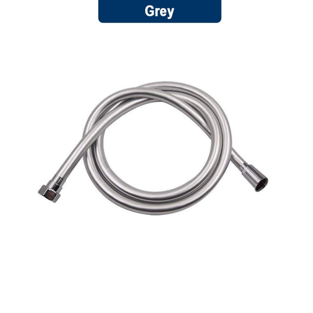 New Bathroom Shower Hose High Pressure PVC Handheld Shower Plumbing Flexible Hose GI/2 Universal Interface Anti Winding Fixture - WELQUEEN