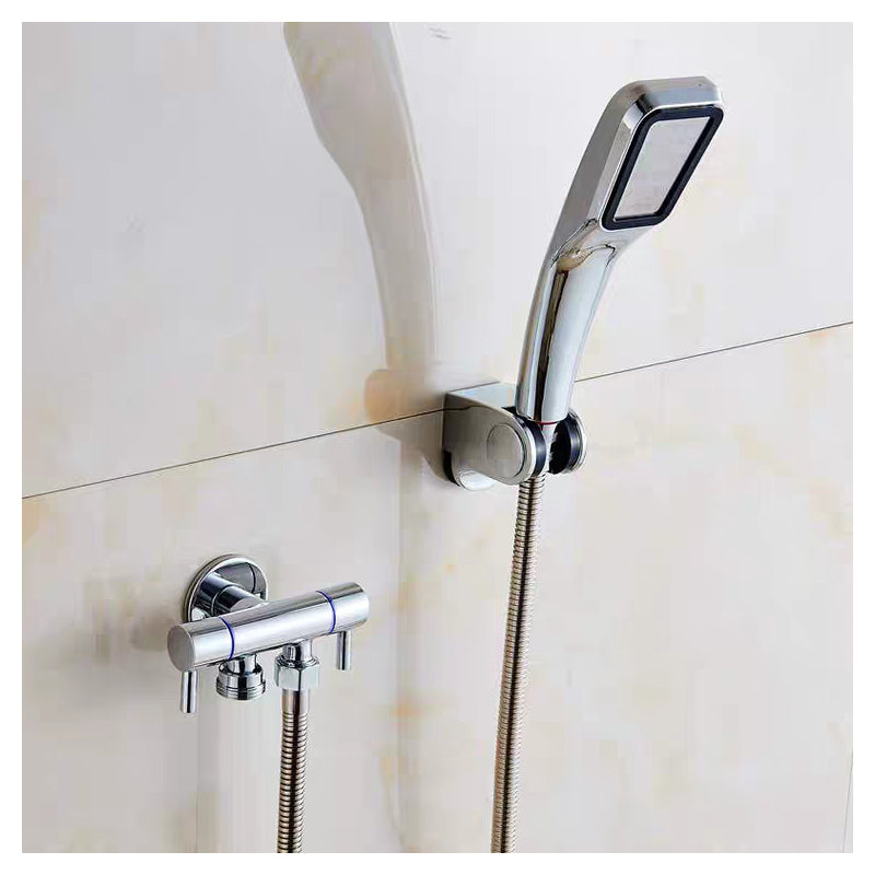 Bathroom Faucet Valve Angle Valve Single Inlet Double Outlet Double Control Valve for Shower Head Toilet Sink Basin Water Heater - WELQUEEN