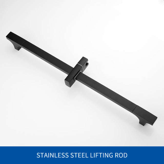 High Quality Black Shower Sliding Bar Wall Mounted Shower Bar Adjustable Sliding Rail Set 3 Function Shower Minimalist Style - WELQUEEN WELQUEEN HOME DECOR