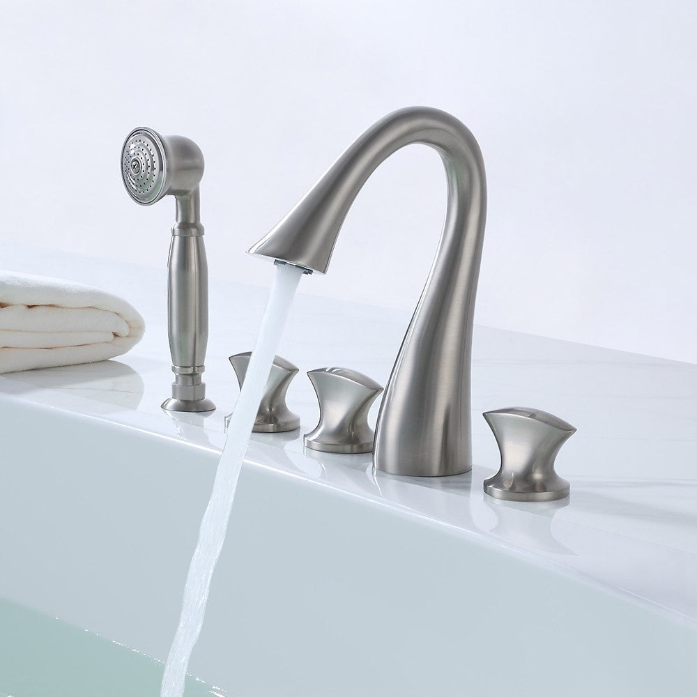 5-Hole Bathtub Faucet