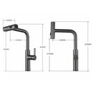 Multifunctional Pull-Out Waterfall Kitchen Faucets Rotatable Kitchen Sink Water Tap