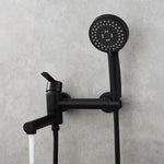Brass Bathtub Faucet Set Bathroom Wall Mounted Bathtub Faucet with Bidet Sprayer for Showering