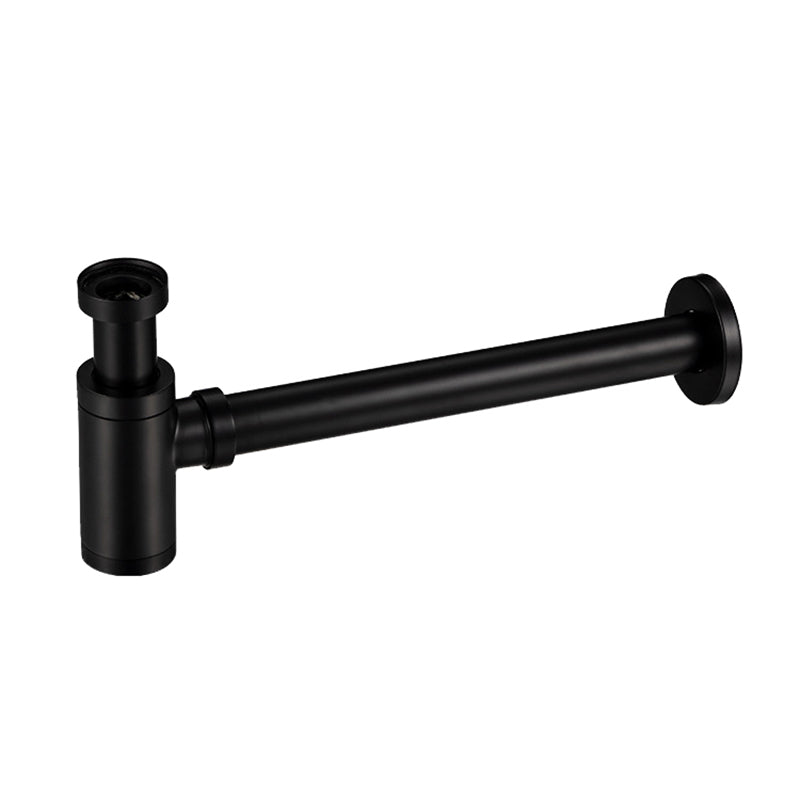 Bathroom Sink Pop-Up Alba Matte Black Waste Pipe First-Class Stopper Strainer With Hole Sewer Plug - WELQUEEN HOME DECOR