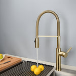 Kitchen Faucet Newly Design 360 Swivel Solid Brass Single Handle Mixer Sink Tap Chrome Hot and Cold Water Kitchen Faucet