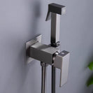 Gold Brass Bidet Faucets Handheld Bidet Sprayer Set For Toilet Crane Women's Washer Bathroom Shattaf Sprayer Hygienic Shower