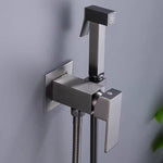 Gold Brass Bidet Faucets Handheld Bidet Sprayer Set For Toilet Crane Women's Washer Bathroom Shattaf Sprayer Hygienic Shower