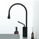 Basin Faucets Modern White Bathroom Faucet Waterfall faucets Single Hole Cold and Hot Water Tap Basin Faucet Mixer Taps