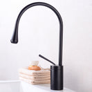 Basin Faucets Modern White Bathroom Faucet Waterfall faucets Single Hole Cold and Hot Water Tap Basin Faucet Mixer Taps