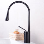 Basin Faucets Modern White Bathroom Faucet Waterfall faucets Single Hole Cold and Hot Water Tap Basin Faucet Mixer Taps