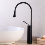 Basin Faucets Modern White Bathroom Faucet Waterfall faucets Single Hole Cold and Hot Water Tap Basin Faucet Mixer Taps
