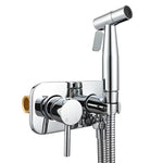 Brass Bidet Sprayer Set Hot and Cold Water Toilet Sprayer Kit Hand Held Bidet Sprayer Diaper Sprayer Shattaf