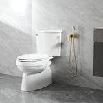 Gold Brass Bidet Faucets Handheld Bidet Sprayer Set For Toilet Crane Women's Washer Bathroom Shattaf Sprayer Hygienic Shower