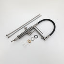 Brass Dual Handle Filter Kitchen Faucet With Towel Hanger