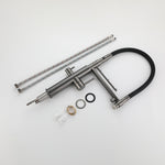 Filtration Kitchen Faucet Single-Hole Dual Handle Pull-Out Spout Kitchen Sink Mixer With Water Filtering