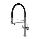 Filtration Kitchen Faucet Single-Hole Dual Handle Pull-Out Spout Kitchen Sink Mixer With Towel Hanger
