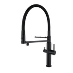 Filtration Kitchen Faucet Single-Hole Dual Handle Pull-Out Spout Kitchen Sink Mixer With Towel Hanger