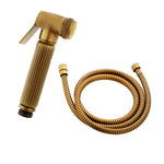 Antique Brass Handheld Bidet Spray Shower Set Copper Bidet Sprayer Lanos Toilet Bidet Faucet Lavatory