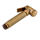 Antique Brass Handheld Bidet Spray Shower Set Copper Bidet Sprayer Lanos Toilet Bidet Faucet Lavatory