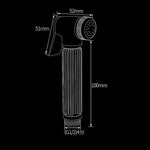Antique Brass Handheld Bidet Spray Shower Set Copper Bidet Sprayer Lanos Toilet Bidet Faucet Lavatory
