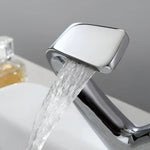 Black Faucet Bathroom Sink Faucets Hot Cold Water Mixer Crane Deck Mounted Single Hole Bath Tap