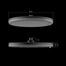 Reva Pro Premium Rain Shower Head with Handheld Spray | Anti-Clog Liquid Silicone Nozzles, Full Coverage Immersive Shower Head Replacement