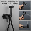 Brass Portable Toilet Bidet Sprayer Faucet Hot Cold Water Mixer Handheld Hygienic Shower Bidet Set Toilet Bidet Tap Black Gold