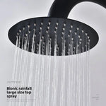 Shower Column Set Stainless Steel Brushed Outdoor Bathing Bath Hot and Cold Water Swimming Pool