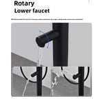 Shower Column Set Stainless Steel Brushed Outdoor Bathing Bath Hot and Cold Water Swimming Pool