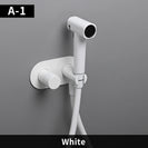 Brass Portable Toilet Bidet Sprayer Faucet Hot Cold Water Mixer Handheld Hygienic Shower Bidet Set Toilet Bidet Tap Black Gold