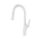 Brushed Gold Pull Out Kitchen Faucet Rotatable Cold Hot Water Mixer Taps Single Handle Deck Mounted Kitchen Sink Faucets