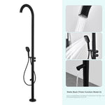 Shower Column Set Stainless Steel Brushed Outdoor Bathing Bath Hot and Cold Water Swimming Pool