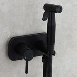 Brass Bidet Sprayer Set Hot and Cold Water Toilet Sprayer Kit Hand Held Bidet Sprayer Diaper Sprayer Shattaf