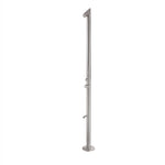 316 Stainless Steel Freestanding Shower Column Set Outdoor Pool Beach Rinse Shower Kit