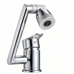 Small Solid Brass Single Handle Cold Water Basin Faucet | Single Hole Bathroom Sink Faucet | Lavatory Cold Water Basin Taps Chrome